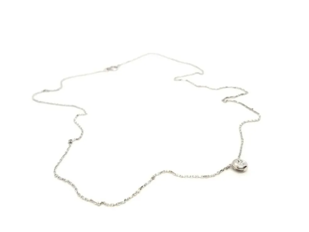 Collier Or blanc Diamant