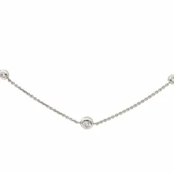Collier Or blanc Diamant