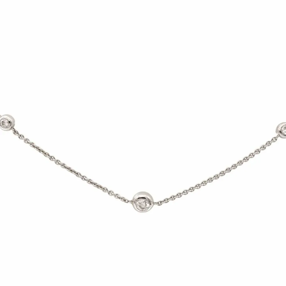 Collier Or blanc Diamant