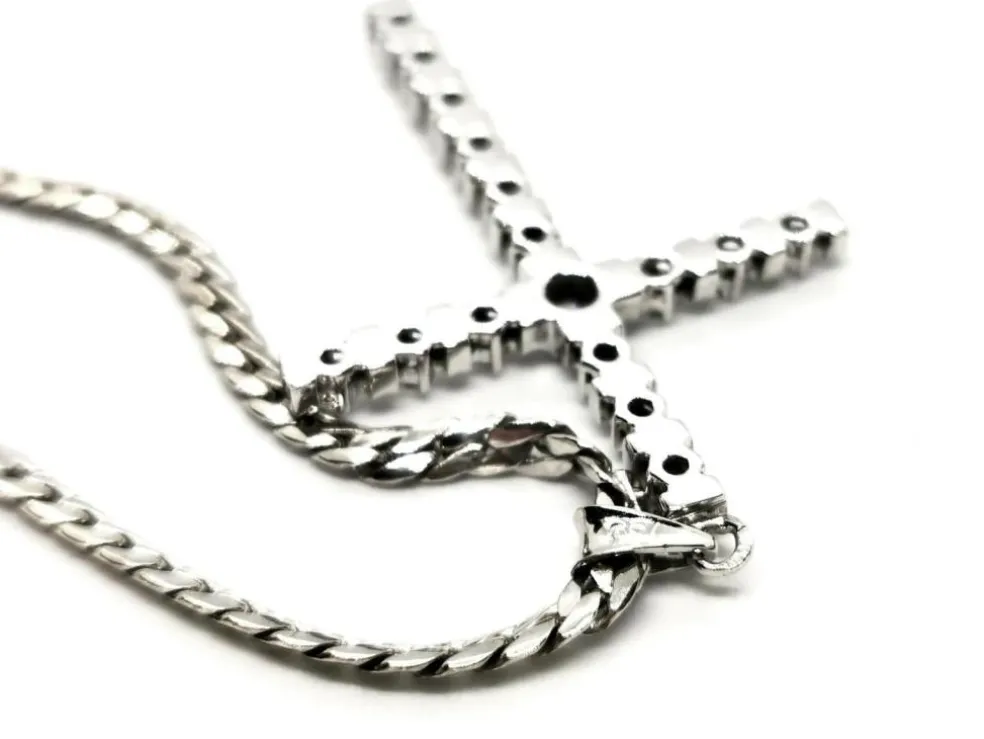 Collier Or blanc Diamant
