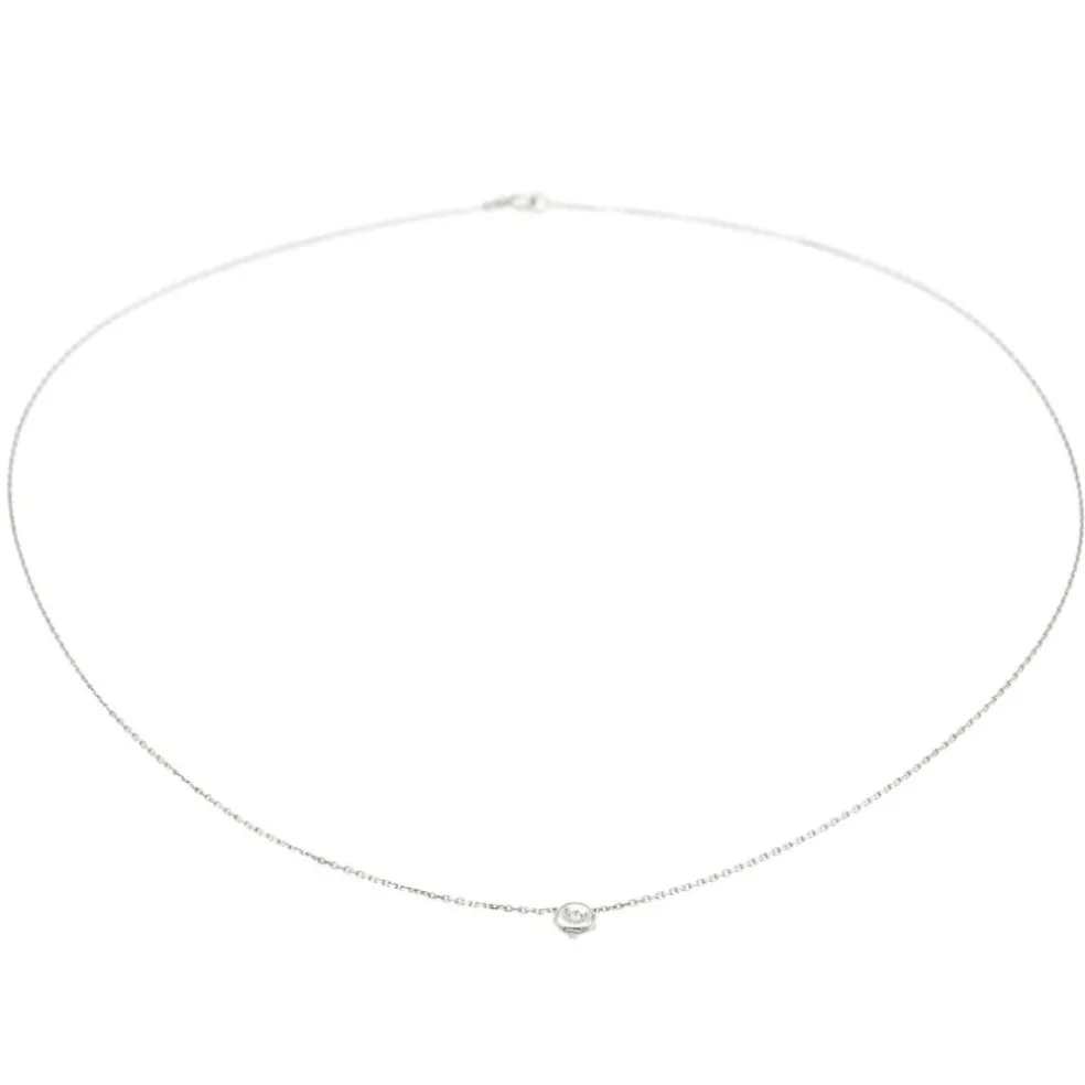 Collier Or blanc Diamant