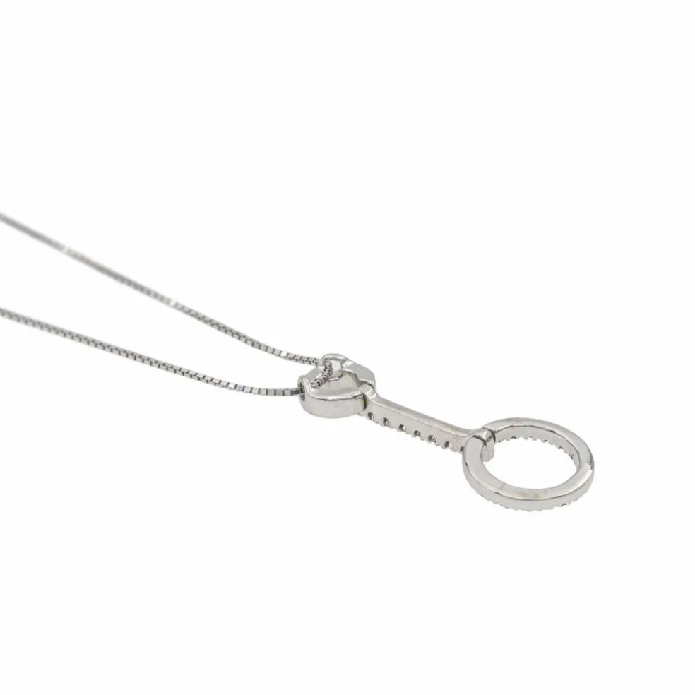 Collier Or blanc Diamant
