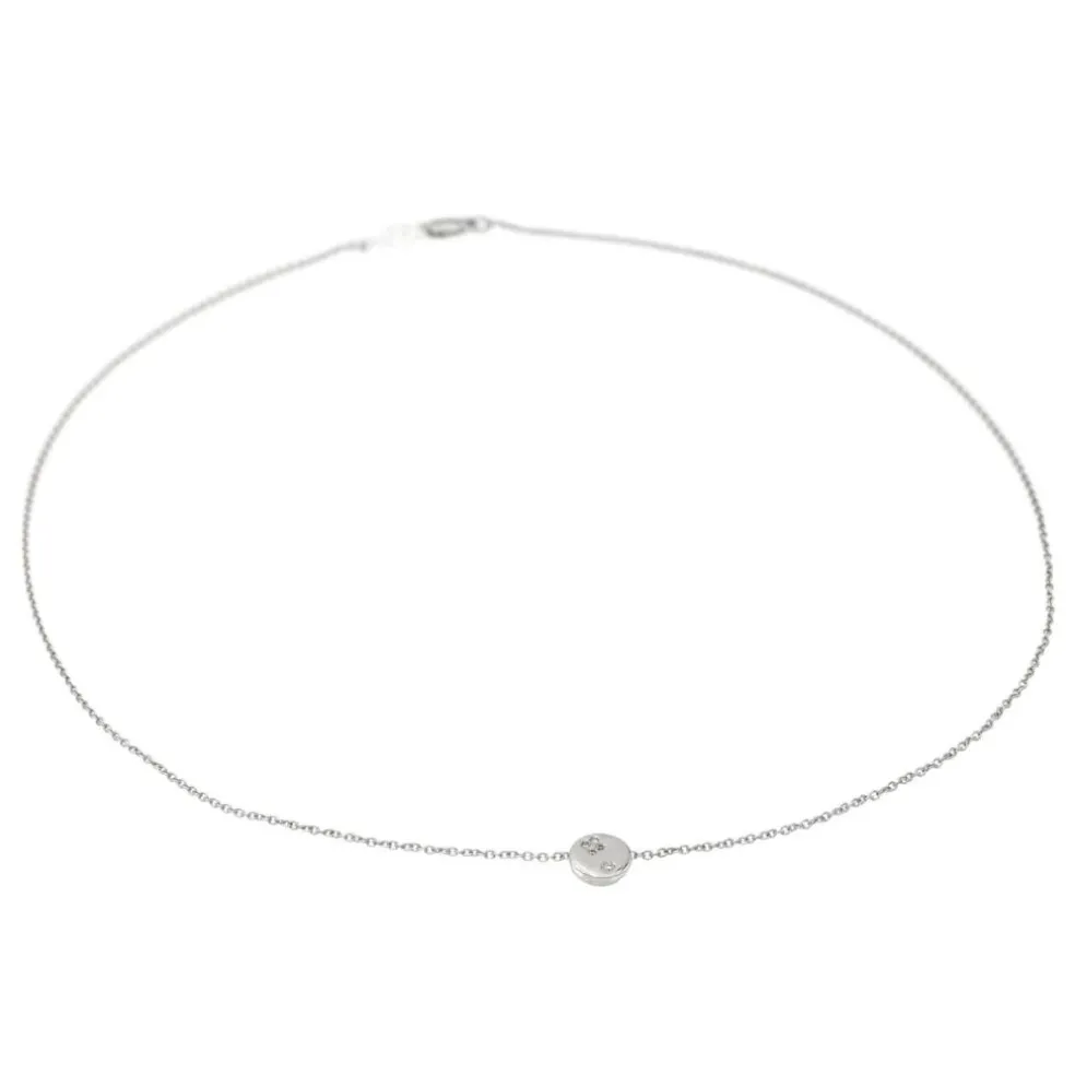 Collier Or blanc Diamant