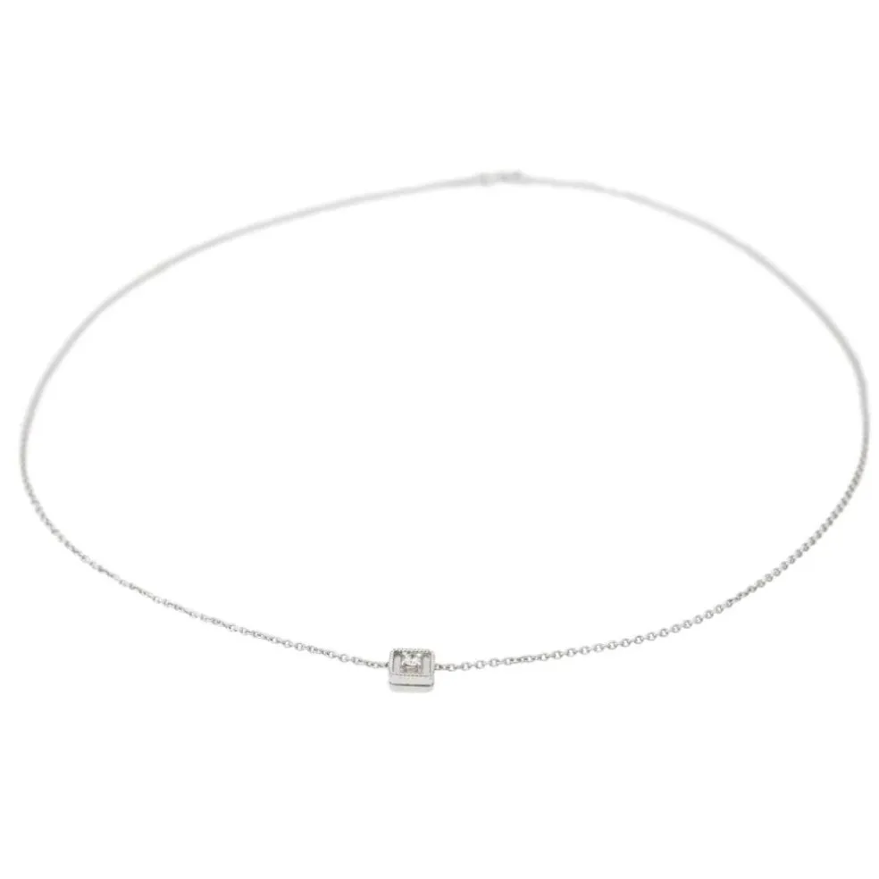 Collier Or blanc Diamant