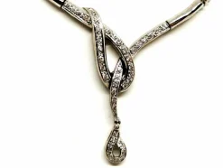 Collier Or blanc Diamant