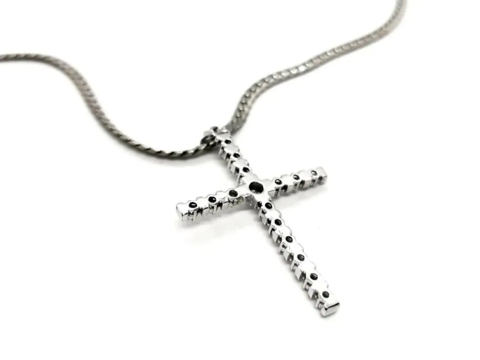 Collier Or blanc Diamant