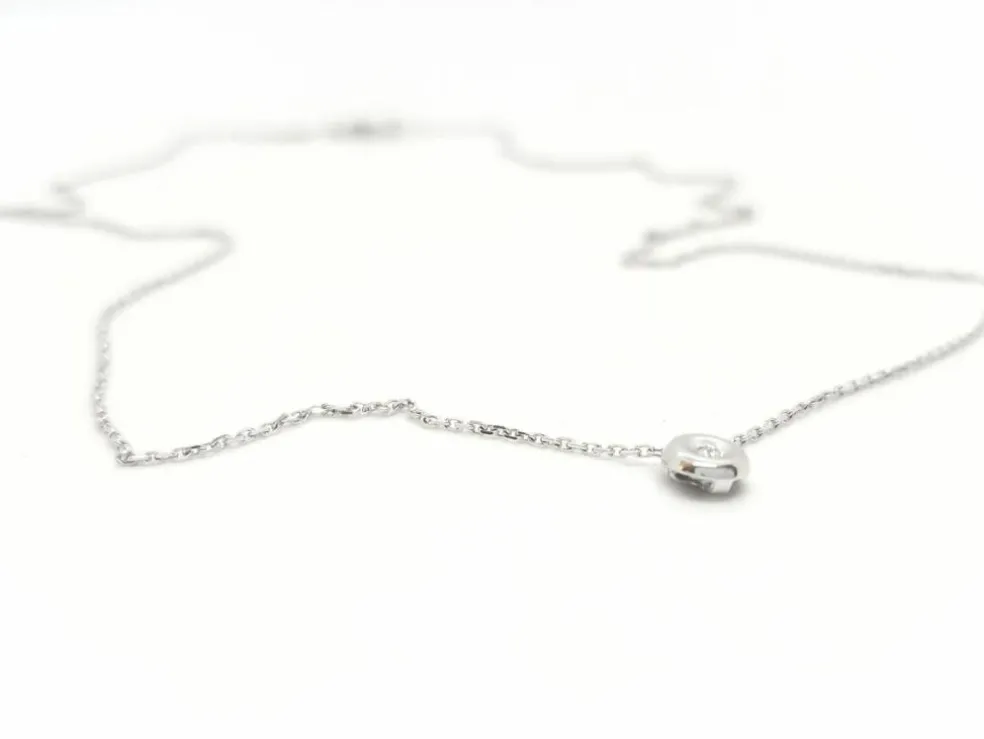 Collier Or blanc Diamant