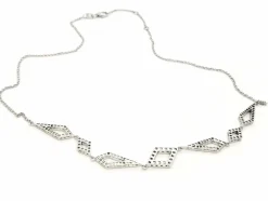 Collier Or blanc Diamant