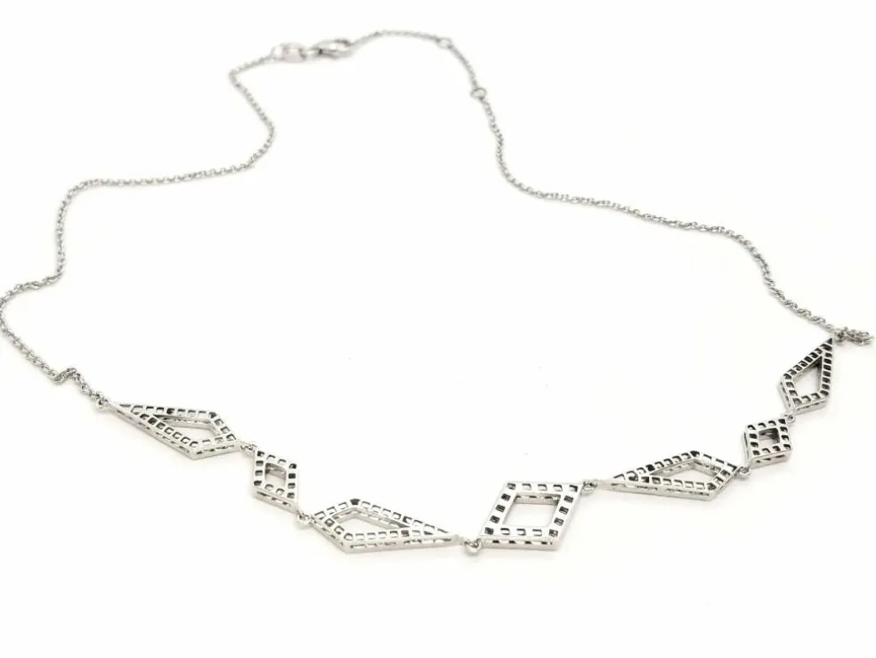 Collier Or blanc Diamant