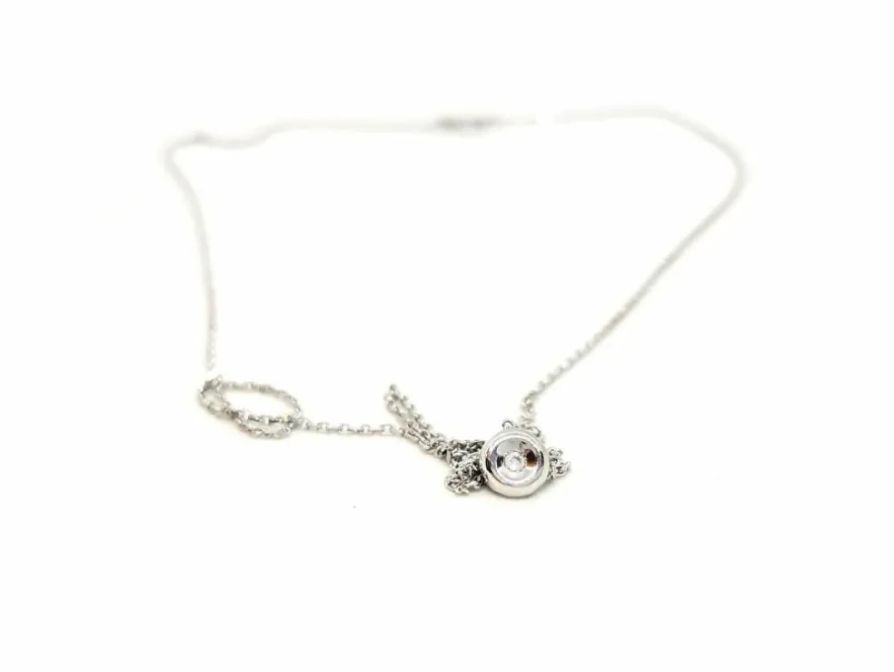 Collier Or blanc Diamant