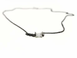 Collier Or blanc Diamant