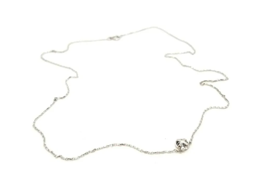 Collier Or blanc Diamant