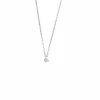 COLLIER OR BLANC DIAMANT 0,10ct