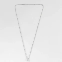 COLLIER OR BLANC DIAMANT 0,10ct