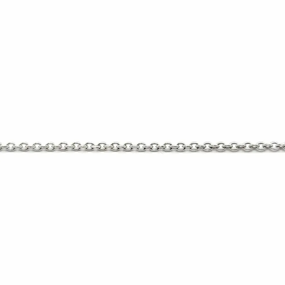 Collier or blanc diamant marquise et diamants taille brillant
