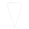 COLLIER or blanc diamants