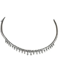 Collier Or blanc Diamants