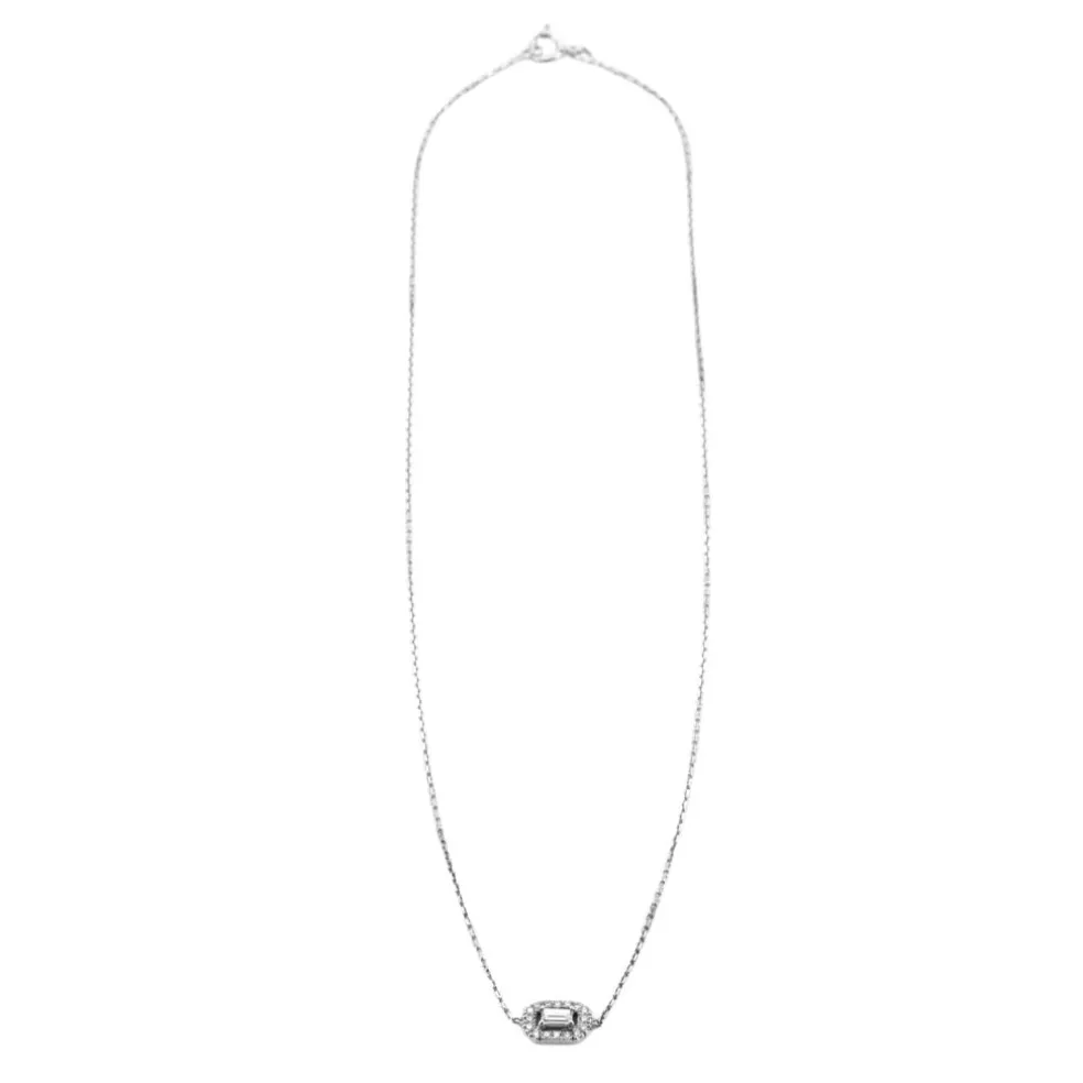 Collier Or blanc Diamants