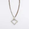 Collier Or blanc Diamants