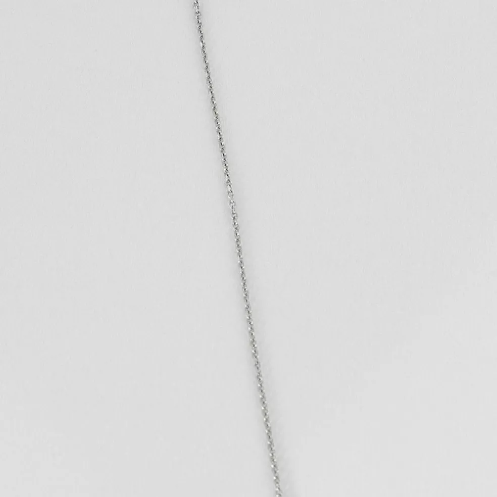 COLLIER or blanc diamants