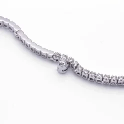 Collier Or Blanc Diamants