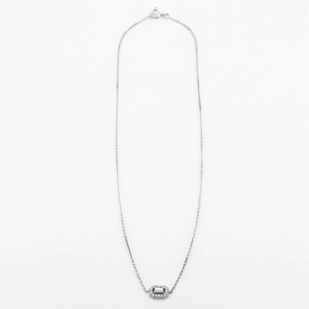 Collier Or blanc Diamants