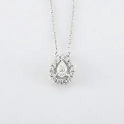 Collier Or blanc Diamants