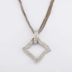 Collier Or blanc Diamants