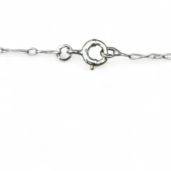 Collier or blanc diamants