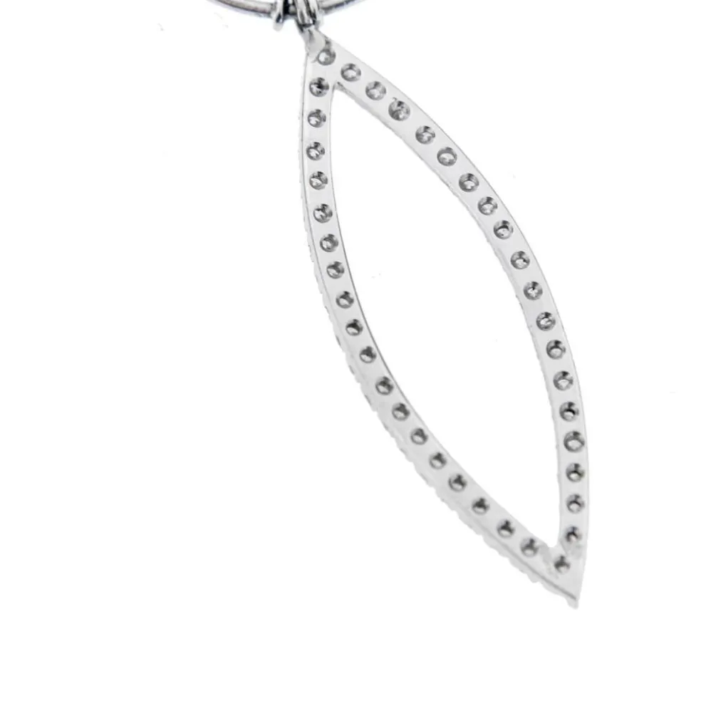 Collier or blanc diamants