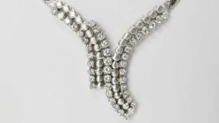 Collier Or blanc Diamants