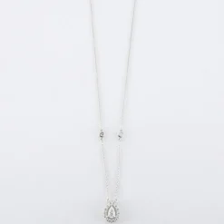 Collier Or blanc Diamants