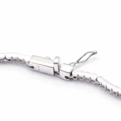 Collier Or Blanc Diamants