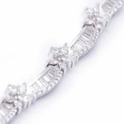 Collier Or Blanc Diamants