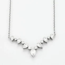 Collier Or blanc Diamants