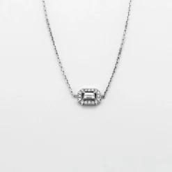 Collier Or blanc Diamants