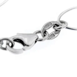 Collier or blanc diamants