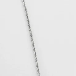 Collier or blanc et pendentif saphir et diamants
