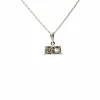 Collier Or blanc 18k & Diamants