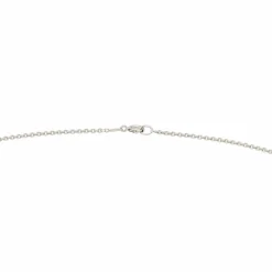 Collier Or blanc Saphir