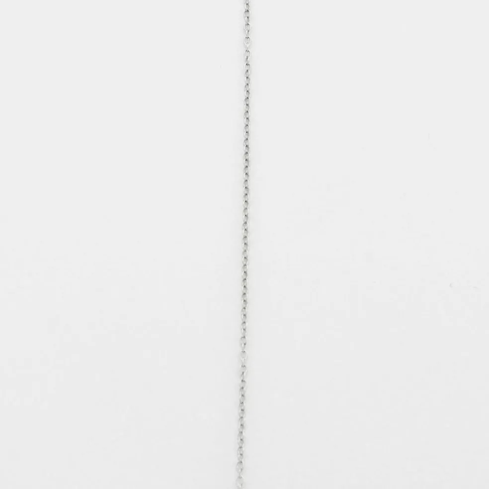 Collier or blancet saphirs taille poire en pampille