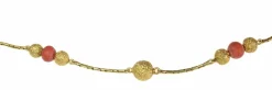Collier Or et Corail