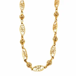 Collier or filigrane