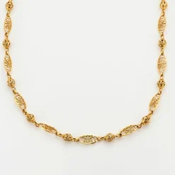 Collier or filigrane