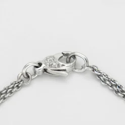 Collier or gris, diamant
