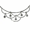 Collier or gris draperie en diamants