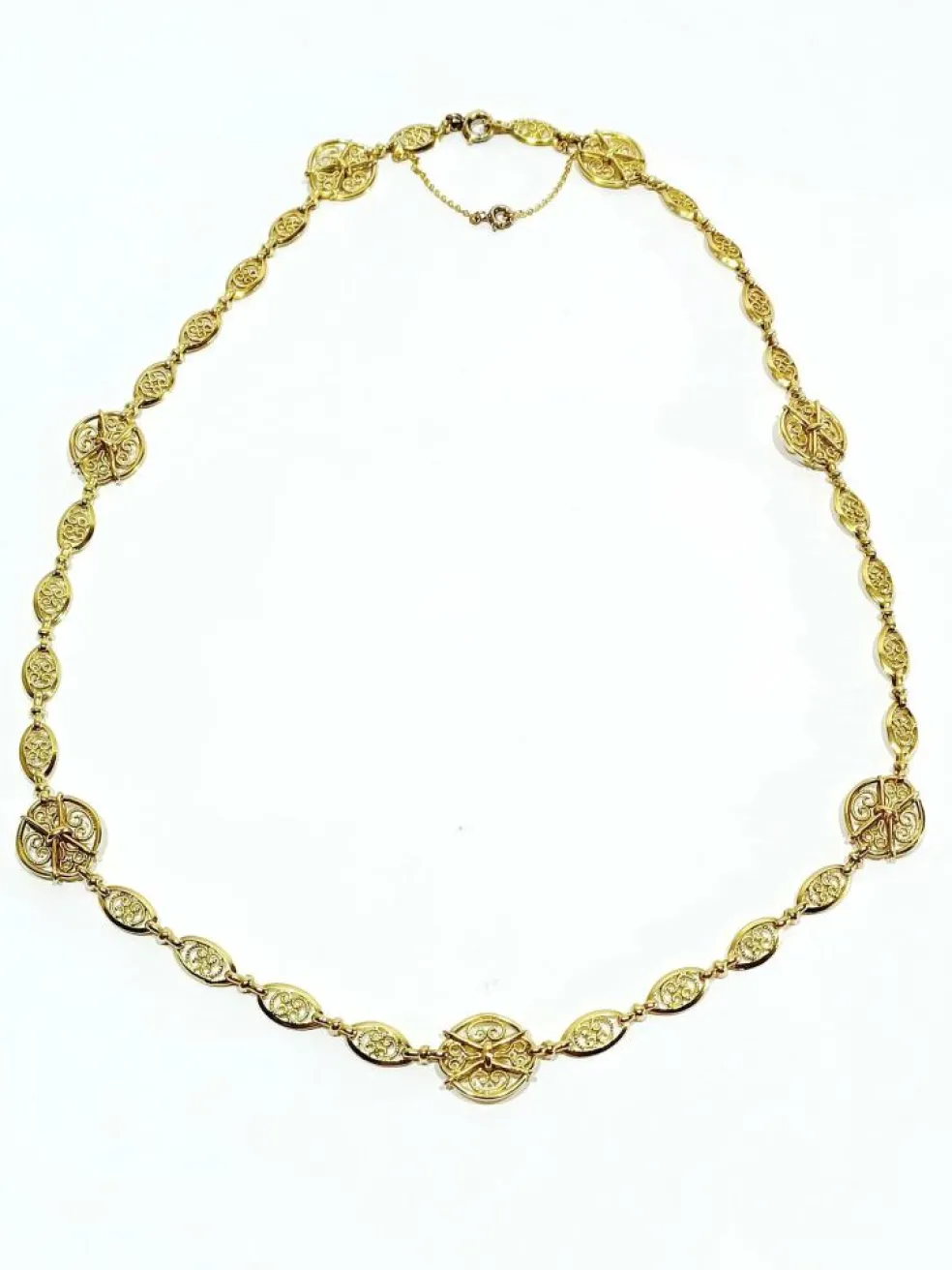 Collier or jaune