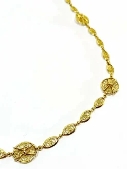 Collier or jaune