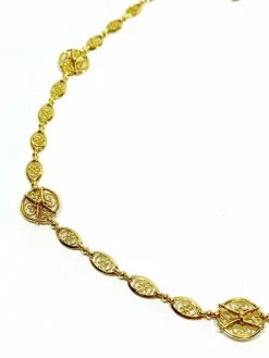 Collier or jaune