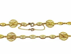 Collier or jaune